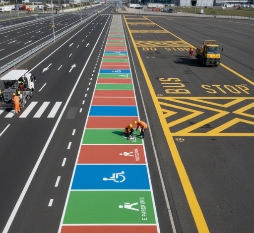 parking & logistics markings
